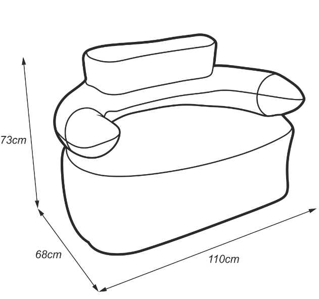 Yolco GS1P täispuhutav tool