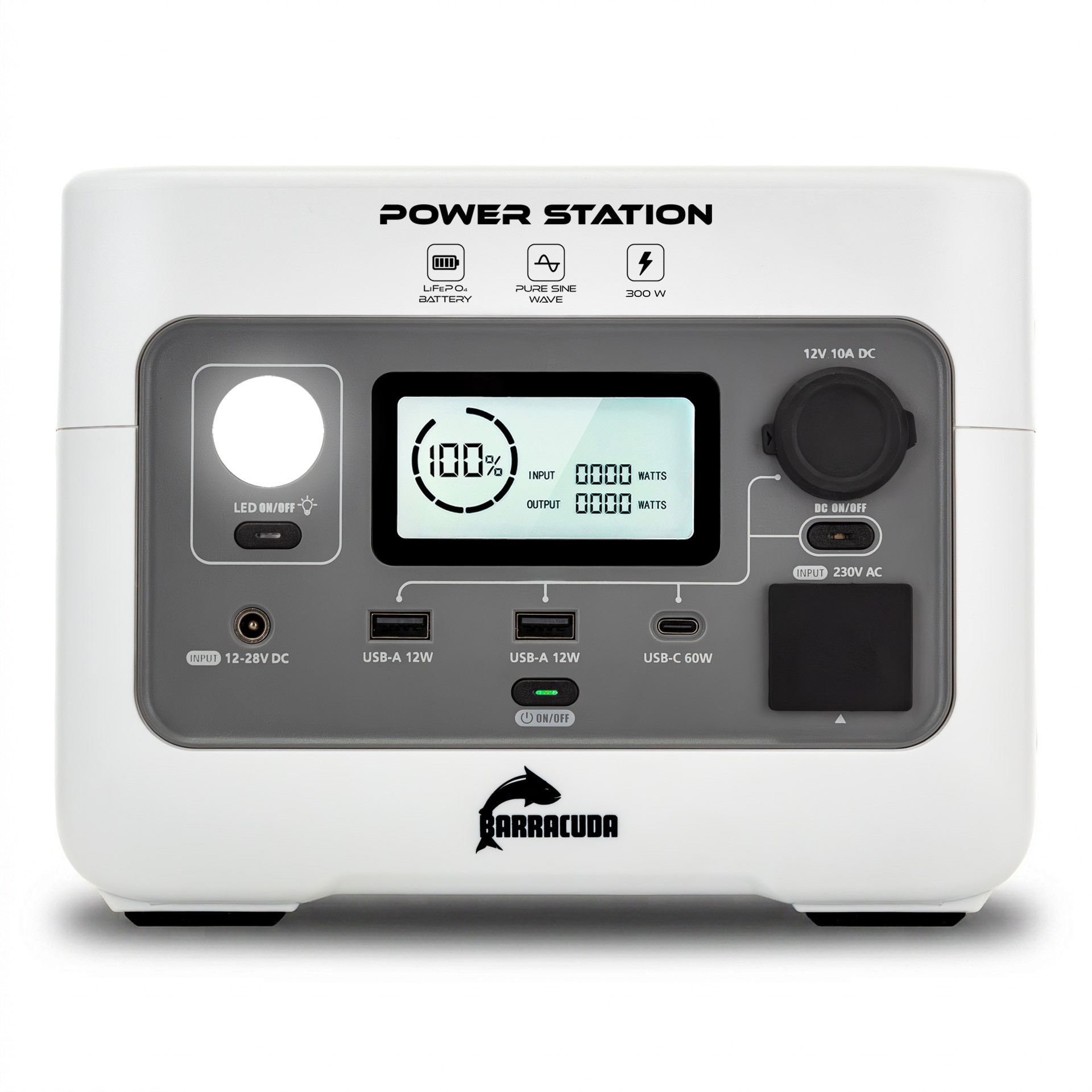Toitejaam 300W/600W LiFEPO4...