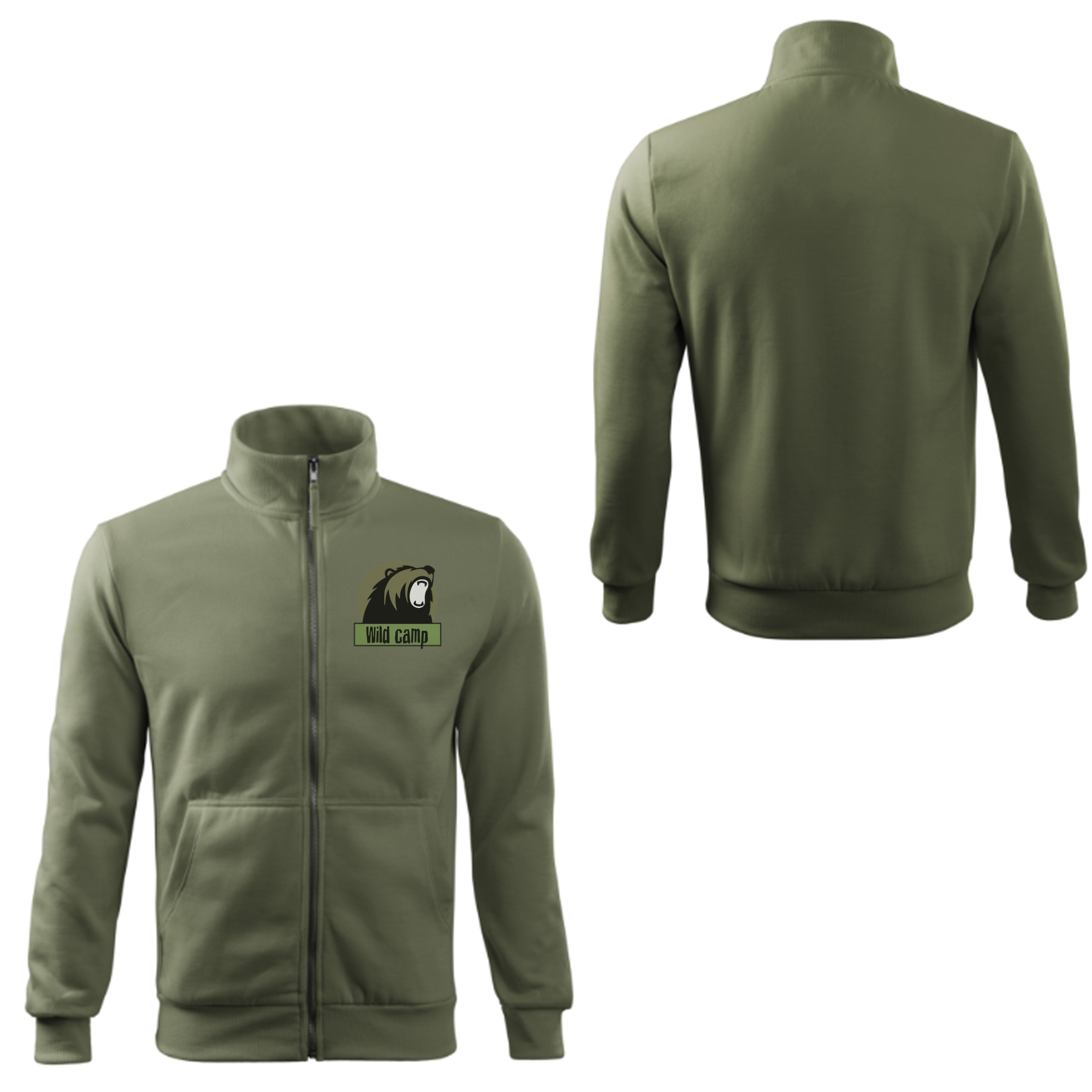 Dressipluus tikitud Wild Campi logoga